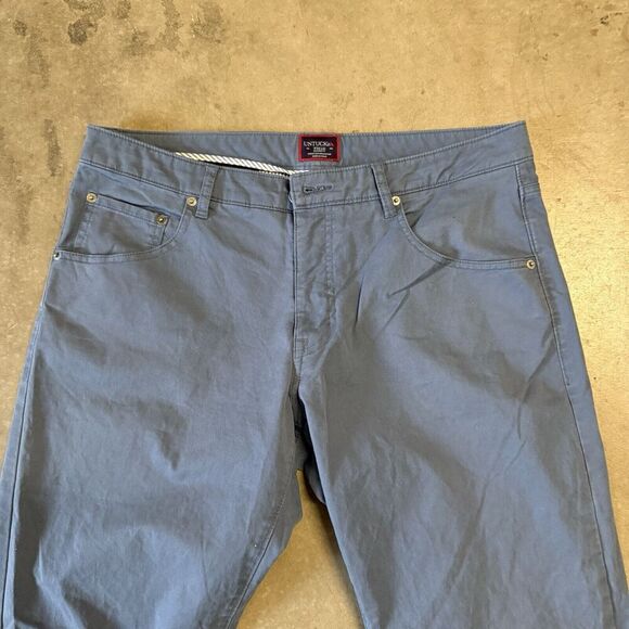 UNTUCKit Chino Pants Mens St Clair 34x32 Cotton Straight Fit Stretch Traveler - Picture 4 of 11